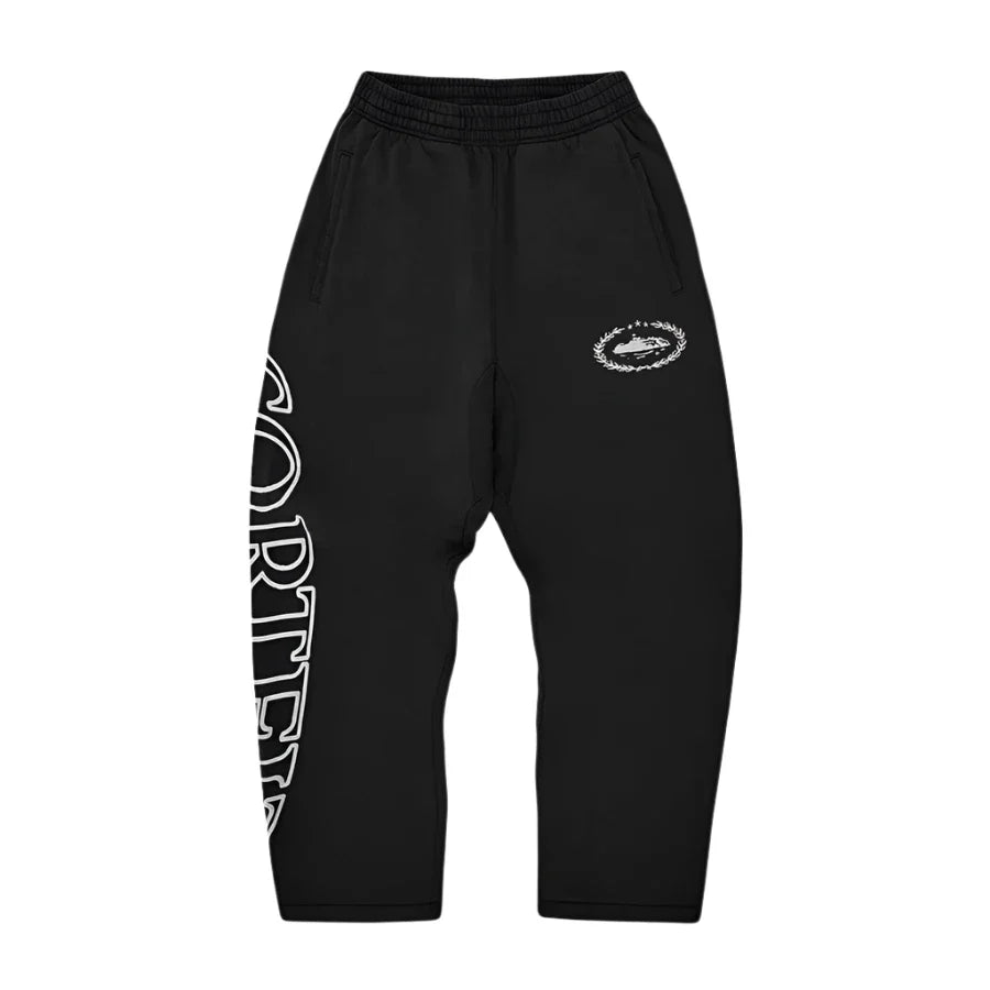 CORTEIZ SUPERIOR ROYALE ZIP JOGGER - FEKETE