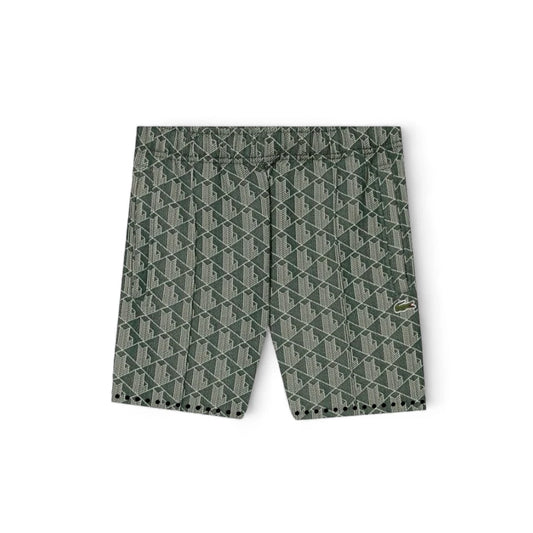 LACOSTE MONOGRAM KLASSZIKUS RÖVIDNADRÁG - ZÖLD/FEHÉR
