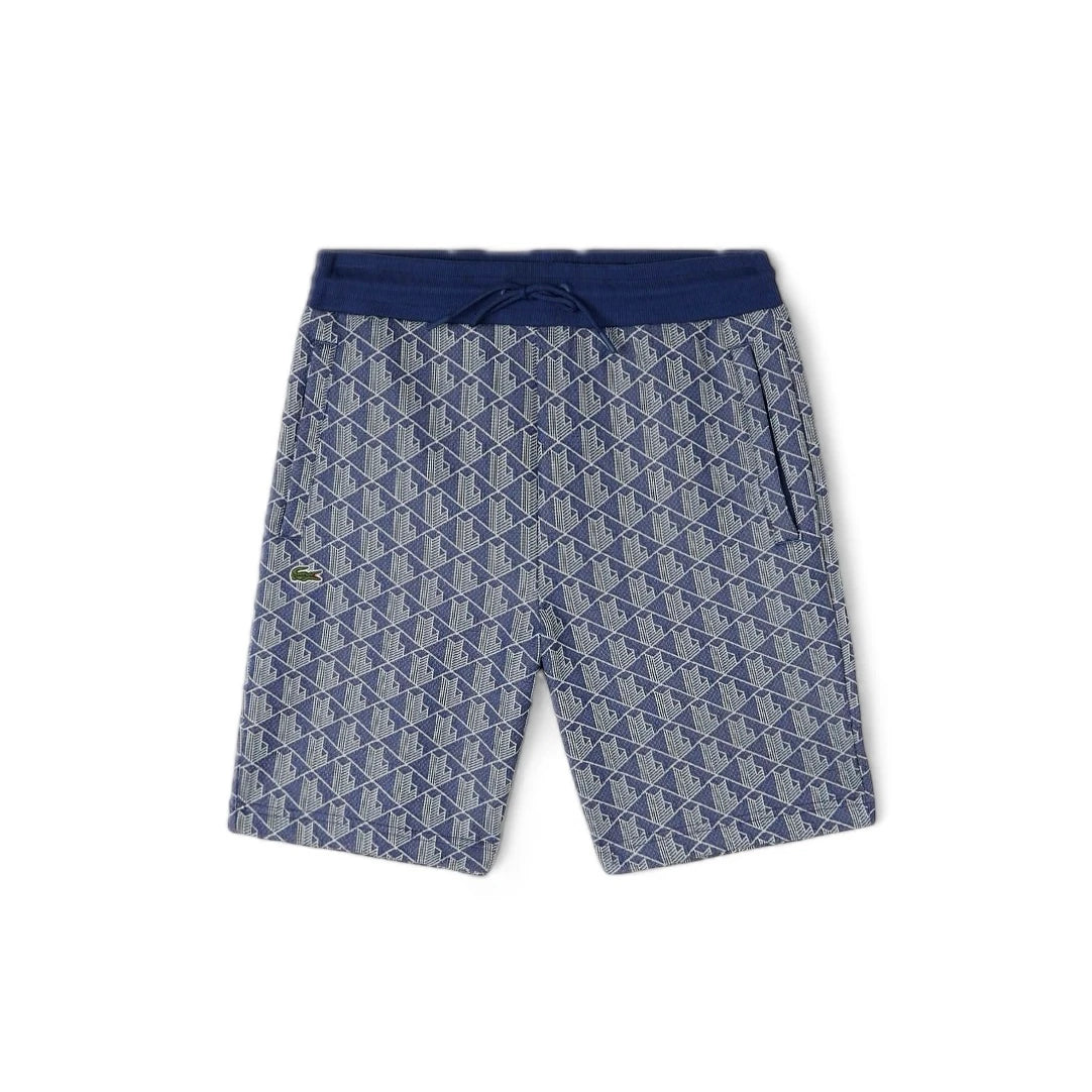 LACOSTE MONOGRAM KLASSZIKUS RÖVIDNADRÁG - MARINA KÉK/FEHÉR