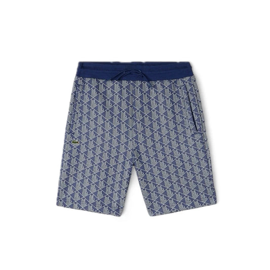 LACOSTE MONOGRAM KLASSZIKUS RÖVIDNADRÁG - MARINA KÉK/FEHÉR