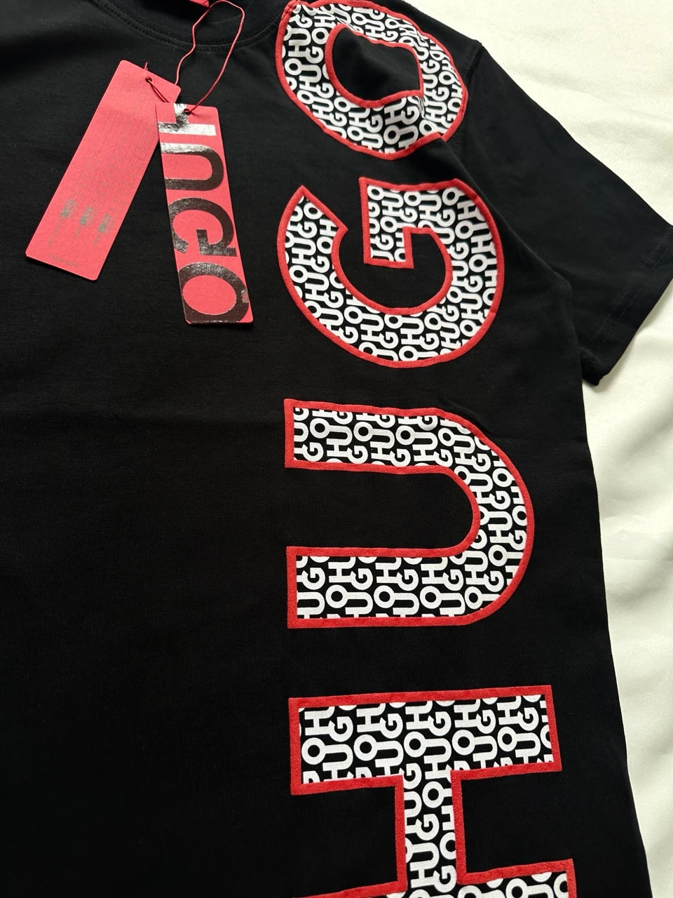 HUGO BOSS BIG LOGO COTTON T SHIRT