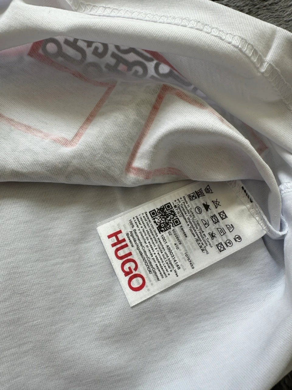 HUGO BOSS BIG LOGO COTTON T SHIRT