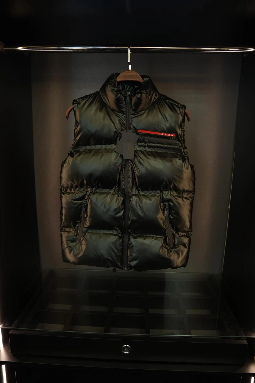 PRADA LIGHT RE-NYLON DOWN VEST
