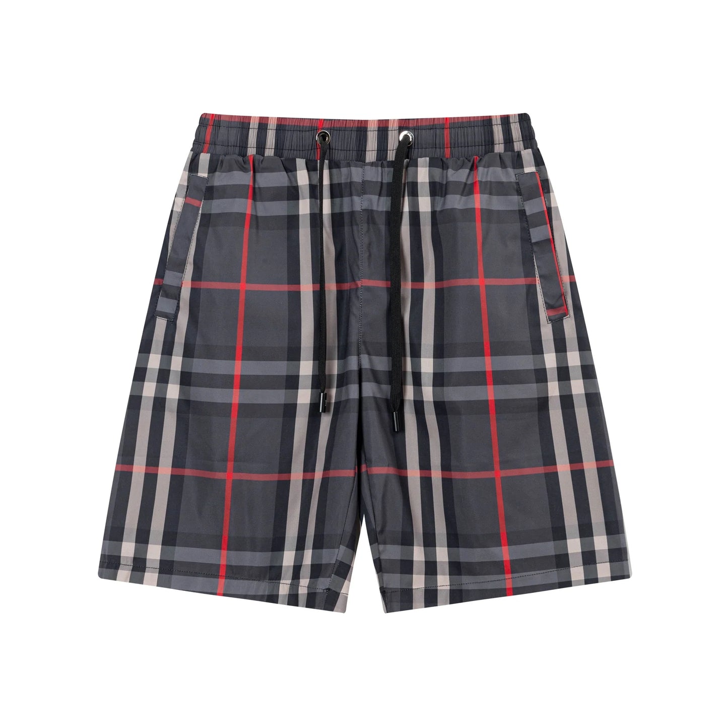 BURBERRY VINTAGE KOCKÁS MINTÁS SHORTS - KÉK