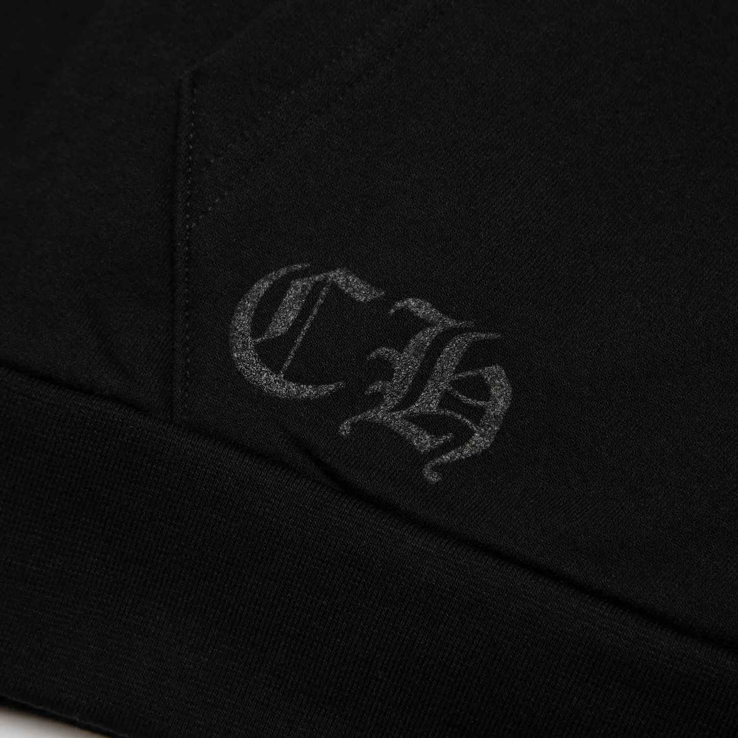 CHROME HEARTS MANCHESTER EXCLUSIVE LÓPATKÓS CIPZÁRAS FEKETE KAPUCNIS PULÓVER
