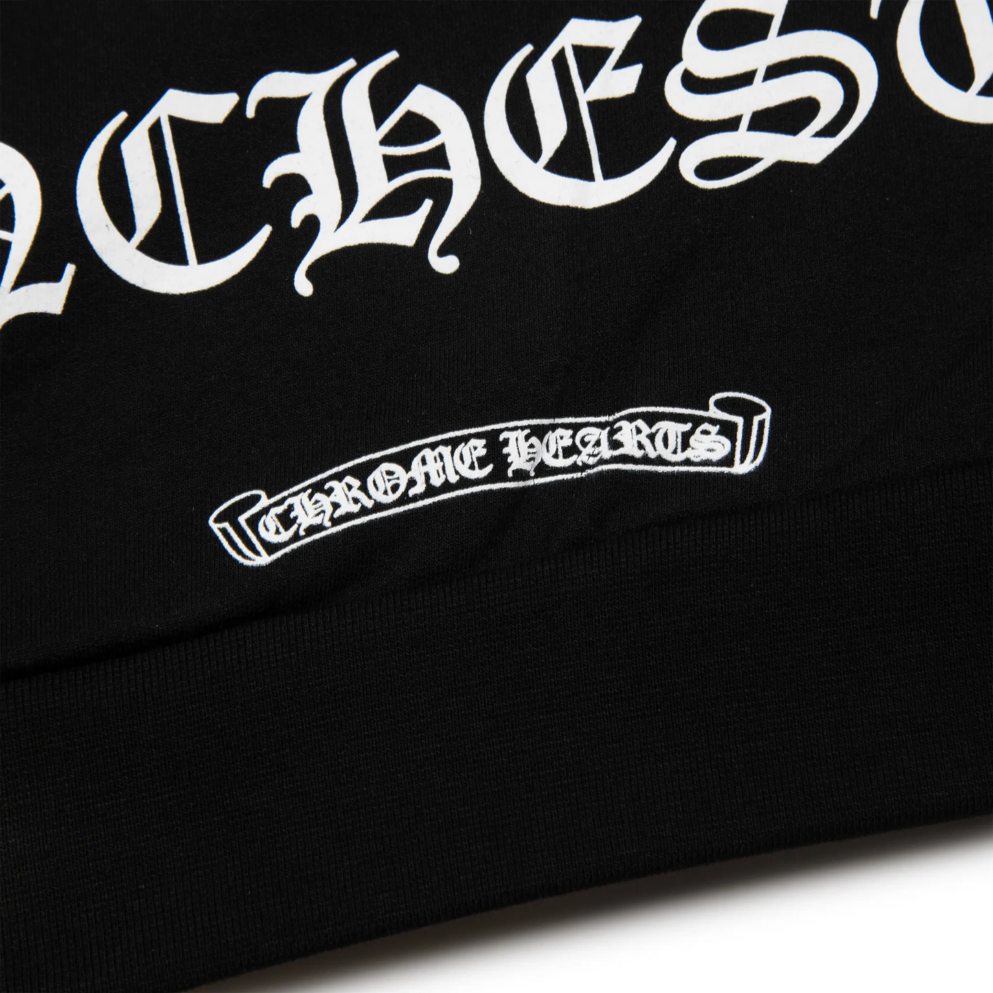 CHROME HEARTS MANCHESTER EXCLUSIVE LÓPATKÓS CIPZÁRAS FEKETE KAPUCNIS PULÓVER