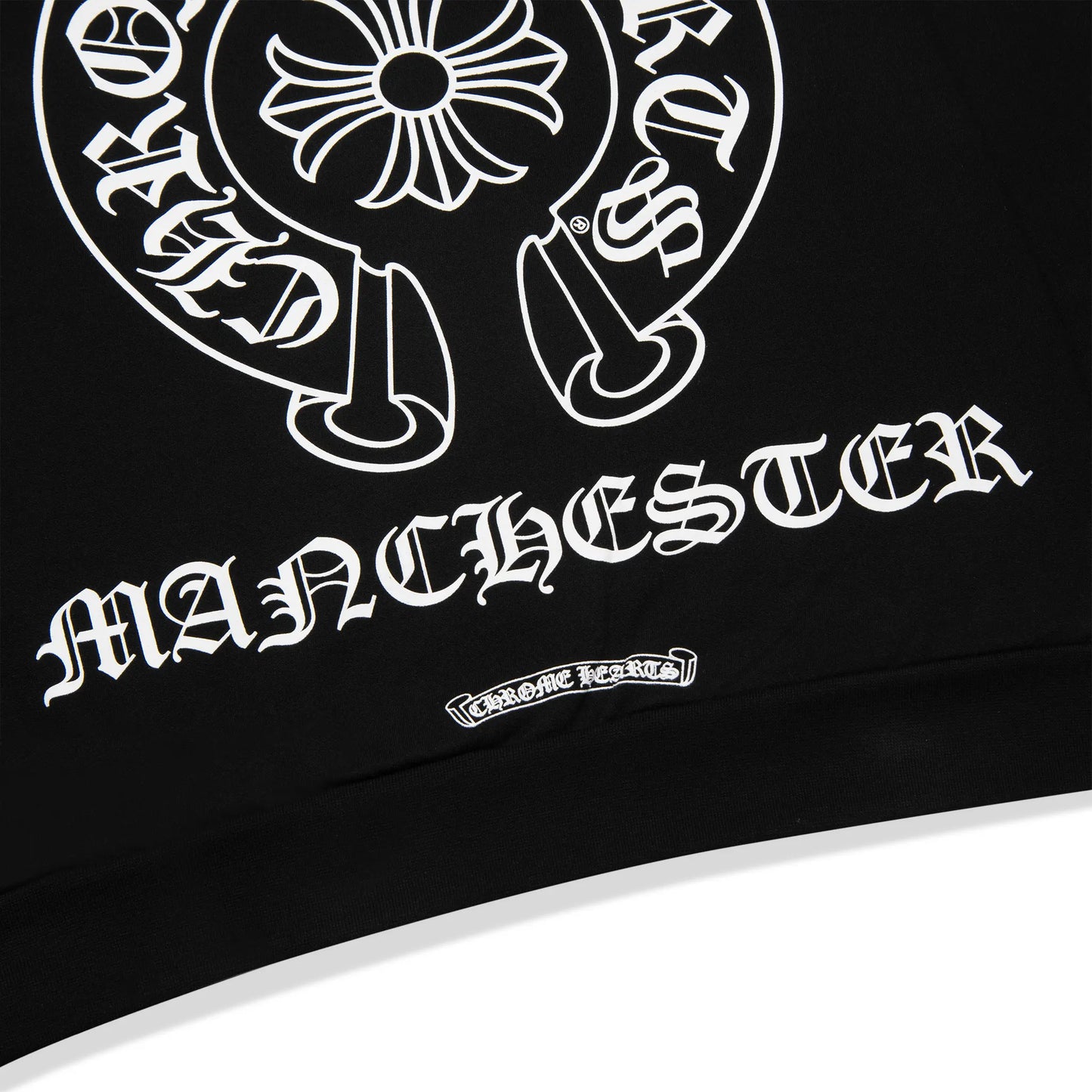 CHROME HEARTS MANCHESTER EXCLUSIVE LÓPATKÓS CIPZÁRAS FEKETE KAPUCNIS PULÓVER