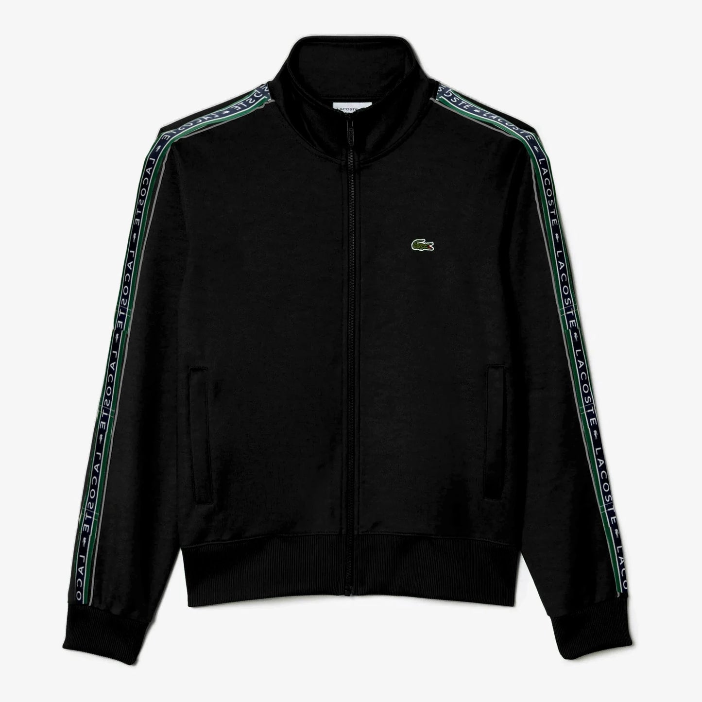 LACOSTE CLASSIC FIT CSÍKOS TRÉNINGRUHA - ZÖLD CSÍKOS