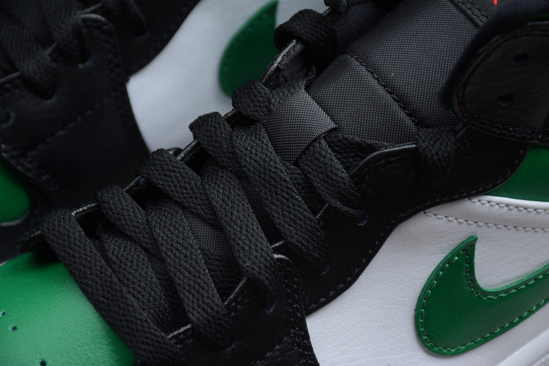 AIR JORDAN 1 MID GREEN TOE GREEN/BLACK/WHITE