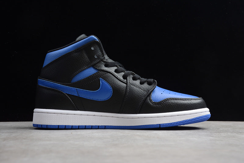 AIR JORDAN 1 MID ROYAL BLUE/BLACK