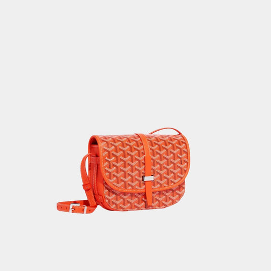 GOYARD GOYARDINE BELVEDERE PM VÁLLTÁSKA - NARANCS