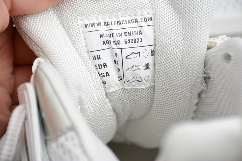 BALENCIAGA TRACK LED TRAINERS 3.0 LIGHT GREY∕WHITE