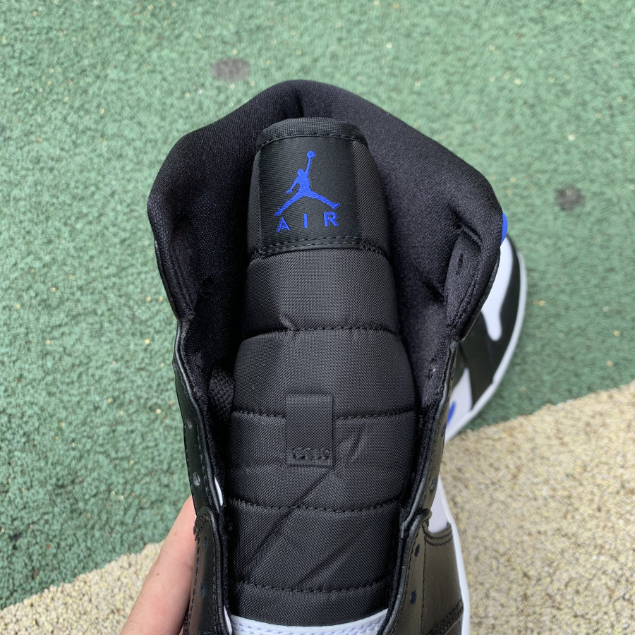AIR JORDAN 1 MID WHITE BLACK ROYAL