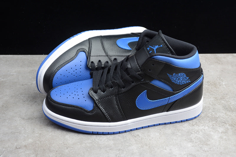 AIR JORDAN 1 MID ROYAL BLUE/BLACK