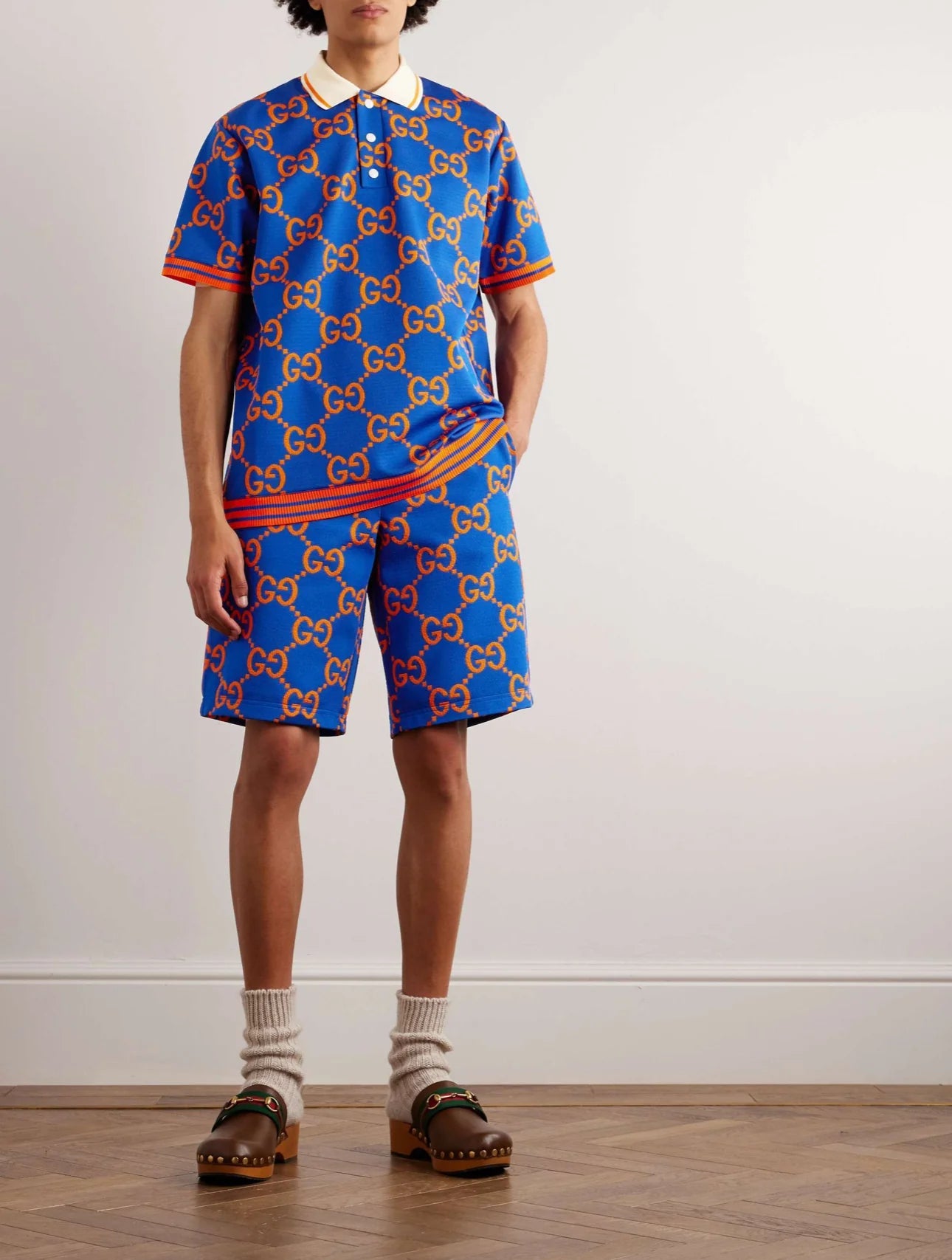 GG PRINTED MONOGRAM SHORTS