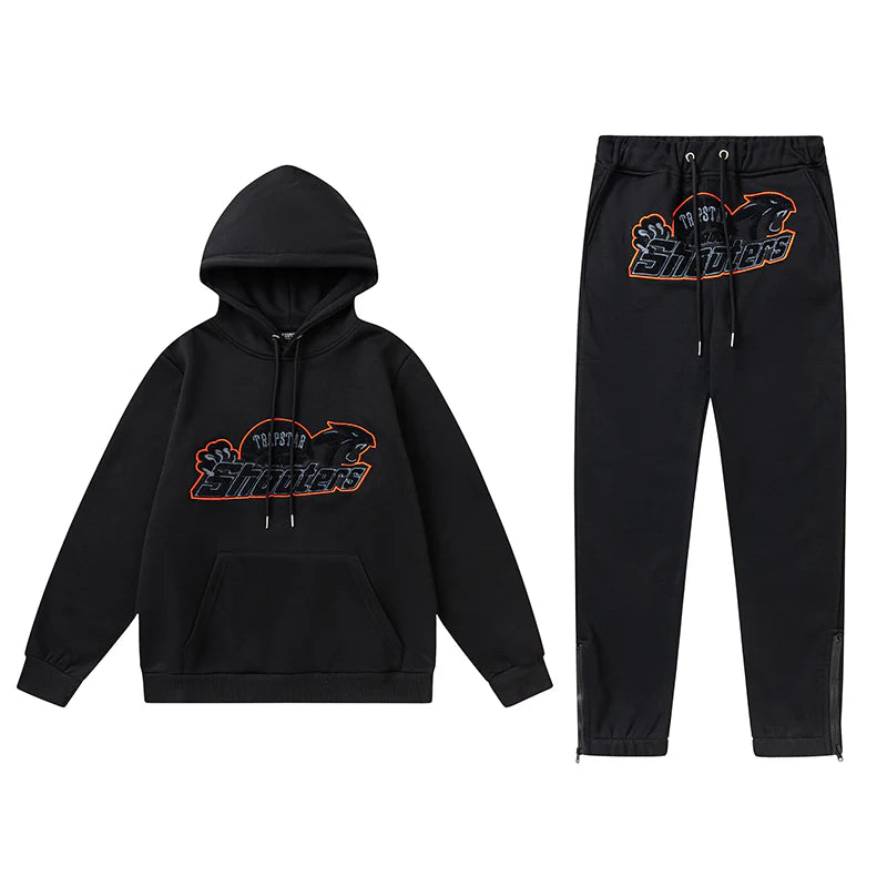 SHOOTERS 2.0 HOODED BLACK TRACKSUIT