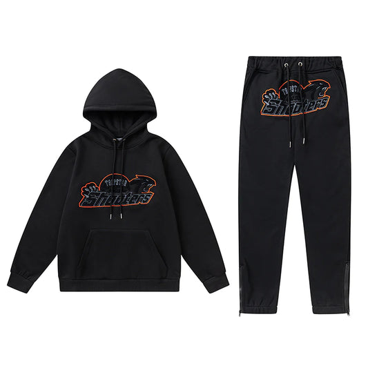 SHOOTERS 2.0 HOODED BLACK TRACKSUIT