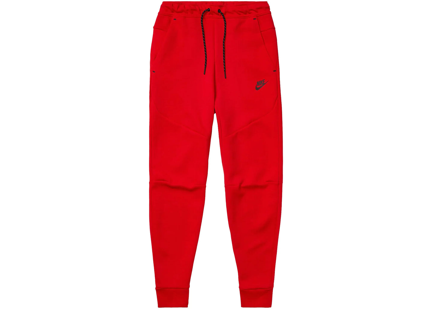 NIKE TECH FLEECE FULLZIP HOODIE RED/BLACK