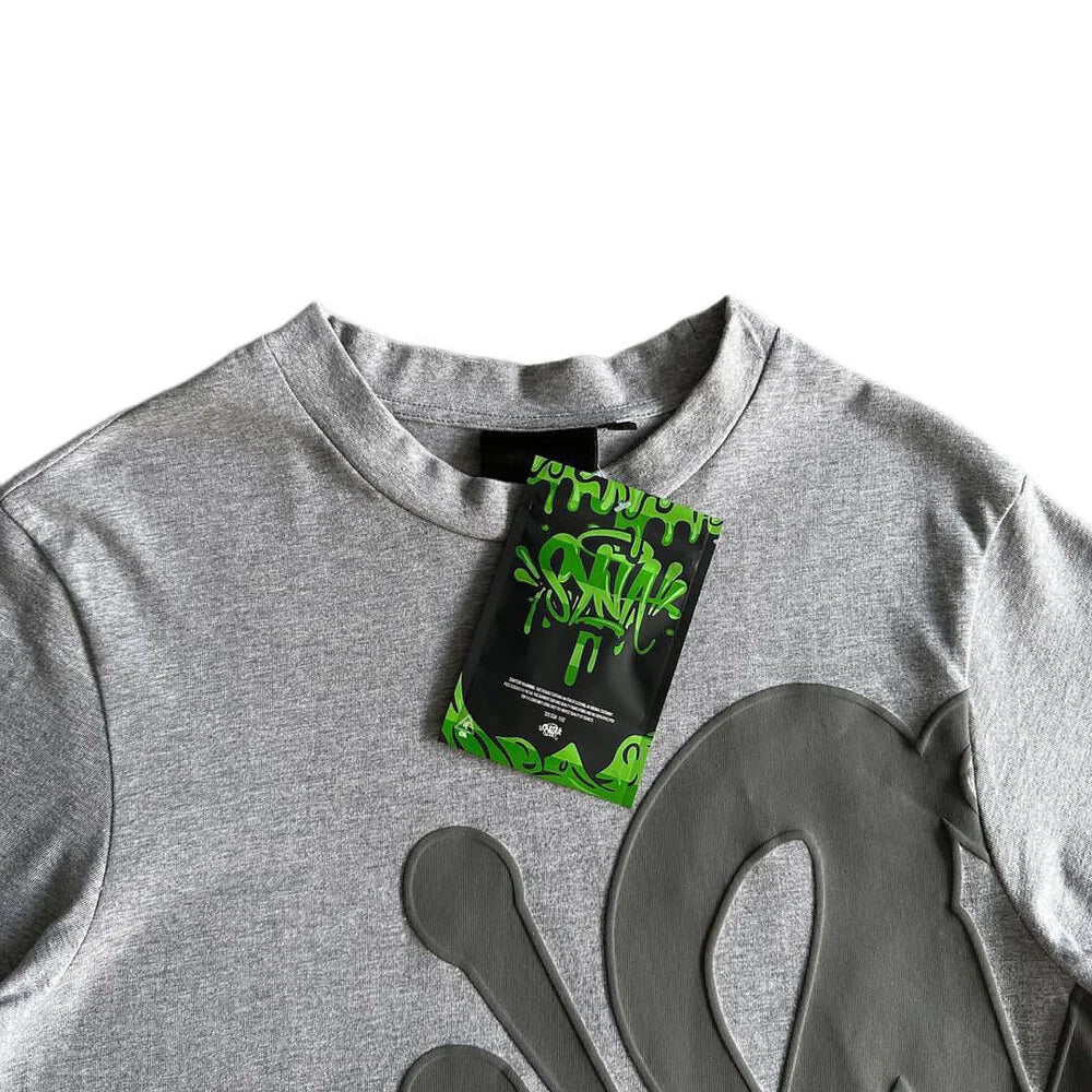 SYNA GREY LOGO TEE