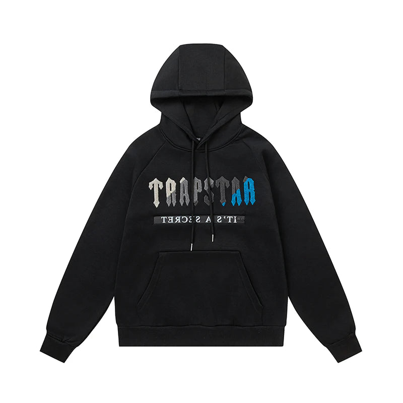 DECODED 2.0 HOODED BLACK BLUE TRACKSUIT