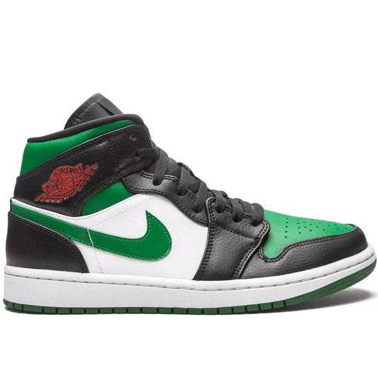 AIR JORDAN 1 MID GREEN TOE GREEN/BLACK/WHITE