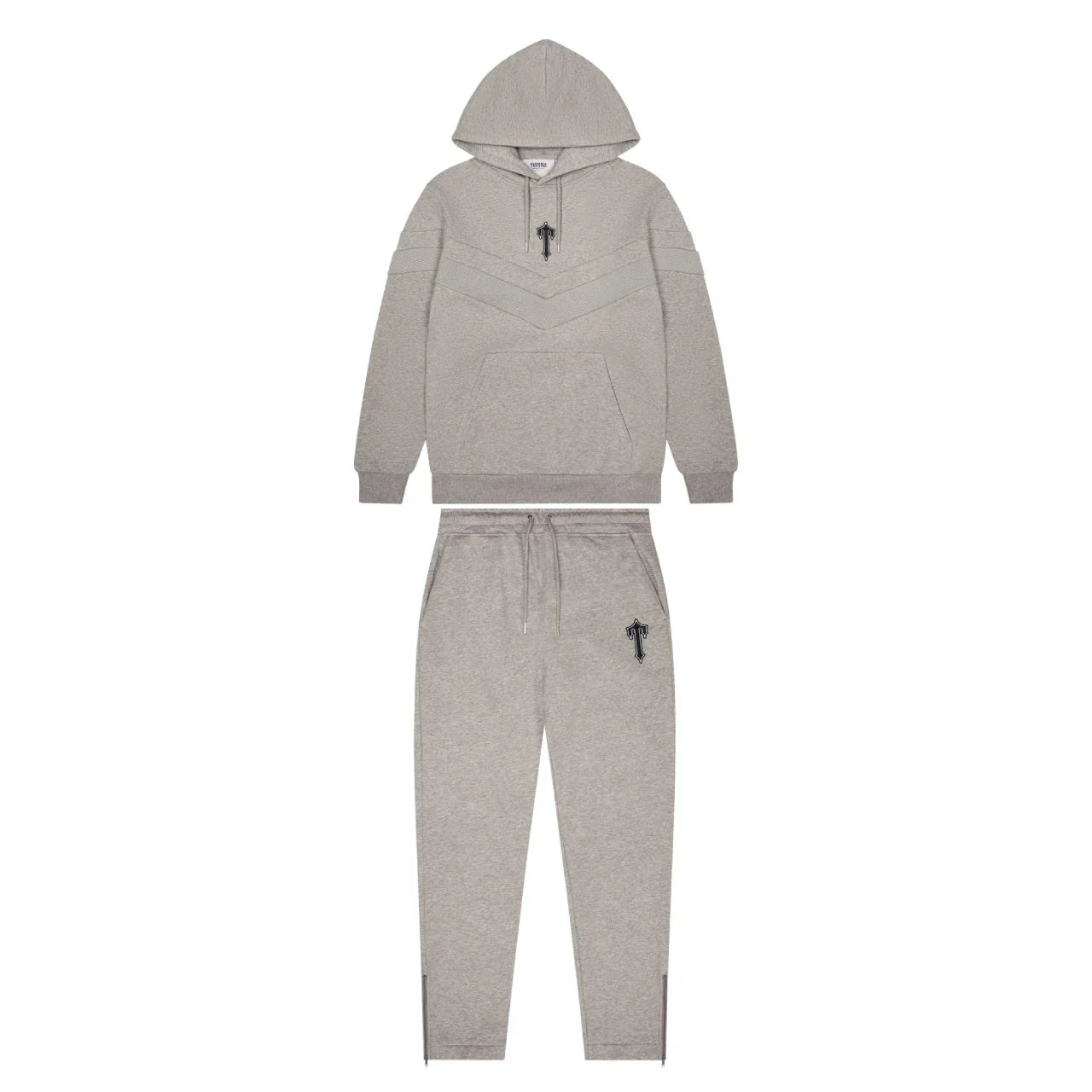 TRAPSTAR GREY V STRIPE TRACKSUIT