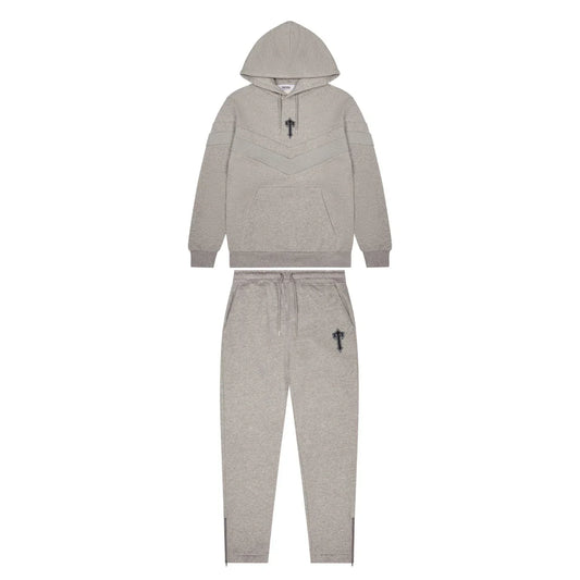 TRAPSTAR GREY V STRIPE TRACKSUIT