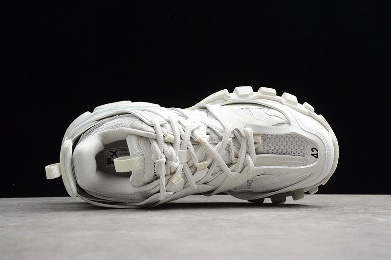 BALENCIAGA TRACK LED TRAINERS 3.0 LIGHT GREY∕WHITE