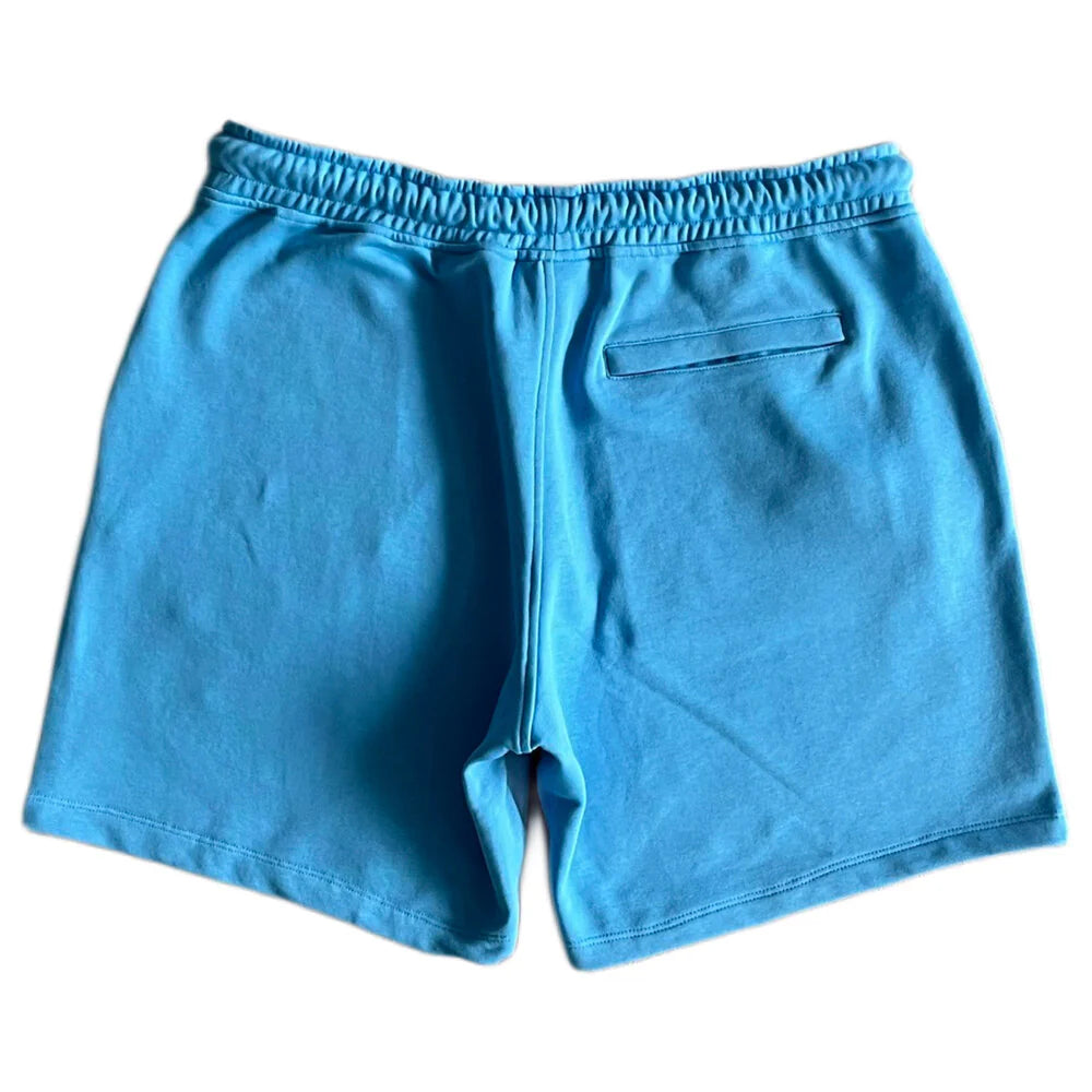 SYNAWORLD ‘SYNA LOGO’ SHORTS – BLUE AND GRAY