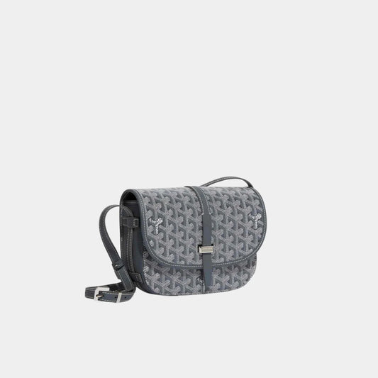 GOYARD GOYARDINE BELVEDERE PM VÁLLTÁSKA - SZÜRKE
