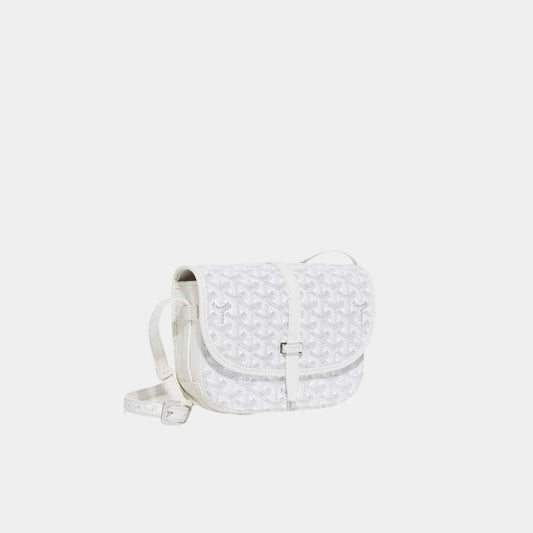 GOYARD GOYARDINE BELVEDERE II FEHÉR PM VÁLLTÁSKA