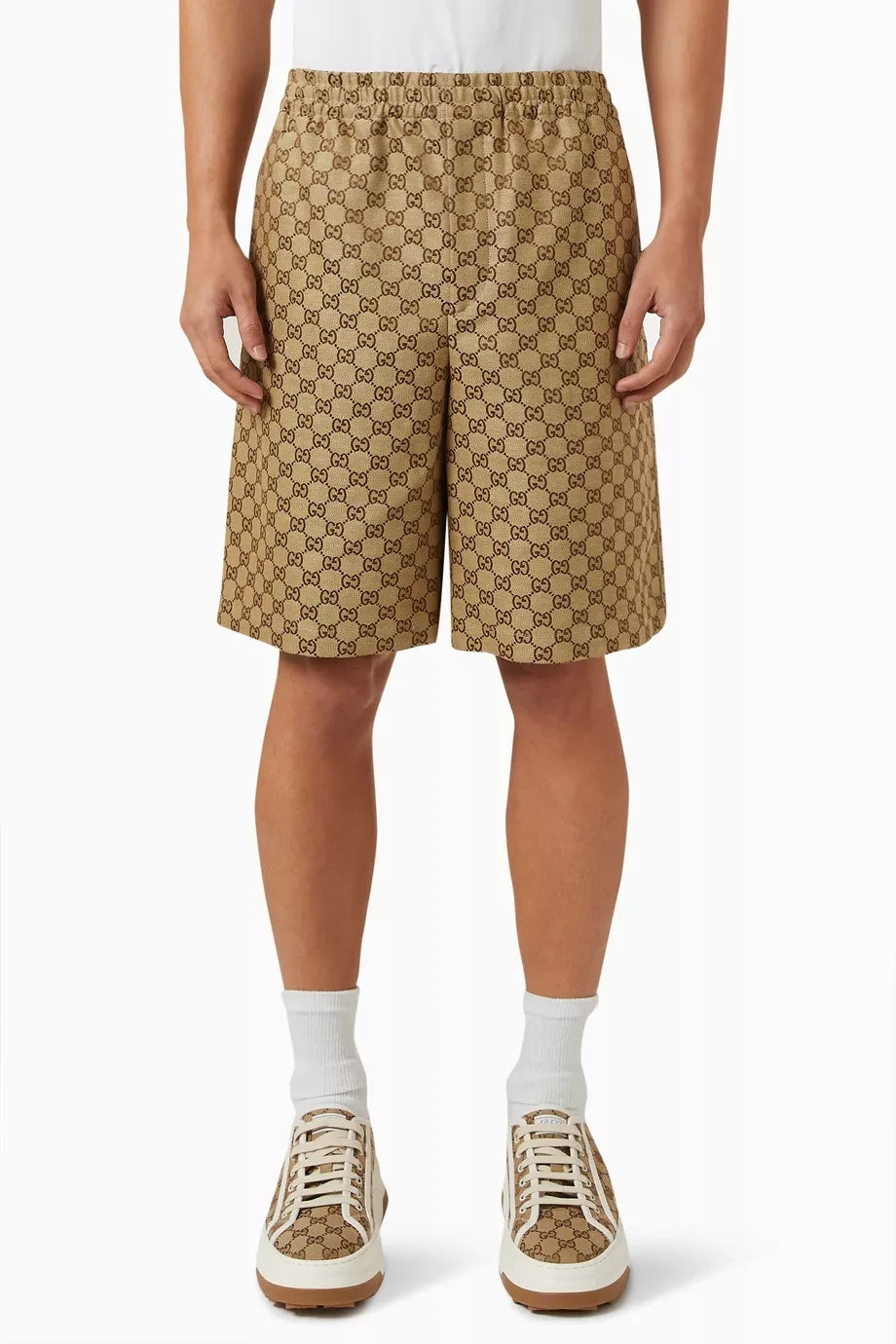 GG PRINTED MONOGRAM SHORTS