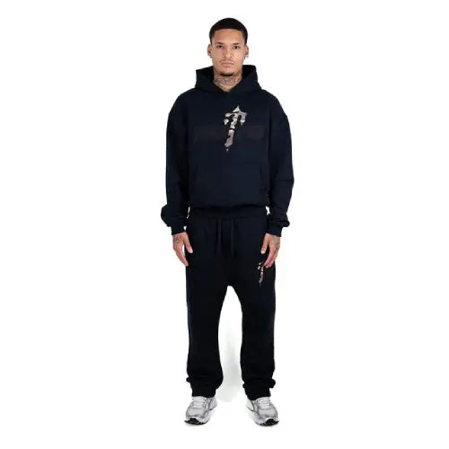 BLACK TRAPSTAR X NOFS CAMO SWEATSUIT
