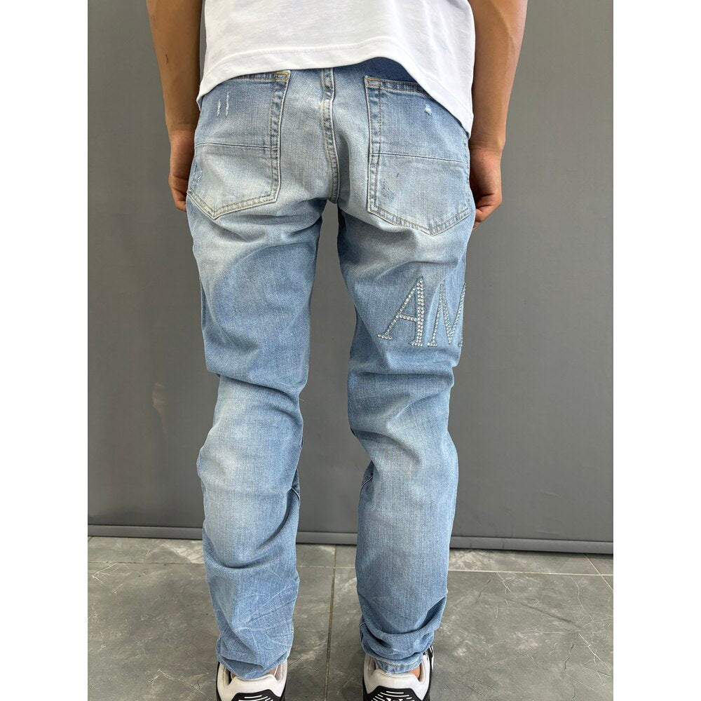 AMIRI JEANS SLIM FIT - BLUE