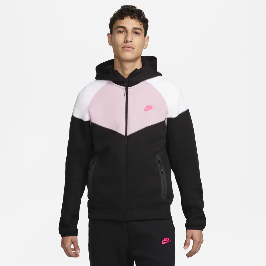 NIKE SPORTSWEAR TECH FLEECE WINDRUNNER FEKETE/FEHÉR/RÓZSASZÍN