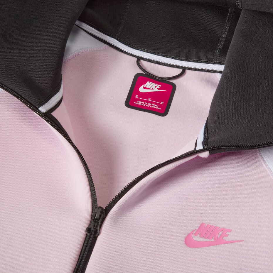 NIKE SPORTSWEAR TECH FLEECE WINDRUNNER FEKETE/FEHÉR/RÓZSASZÍN