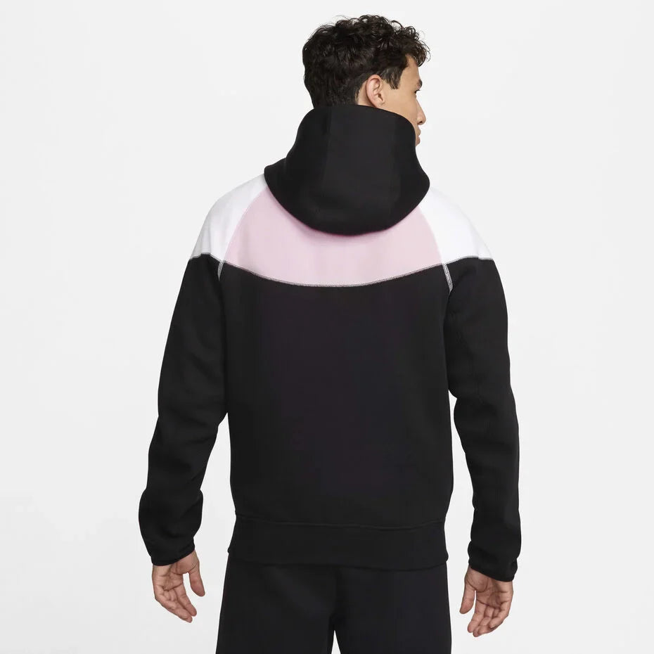 NIKE SPORTSWEAR TECH FLEECE WINDRUNNER FEKETE/FEHÉR/RÓZSASZÍN