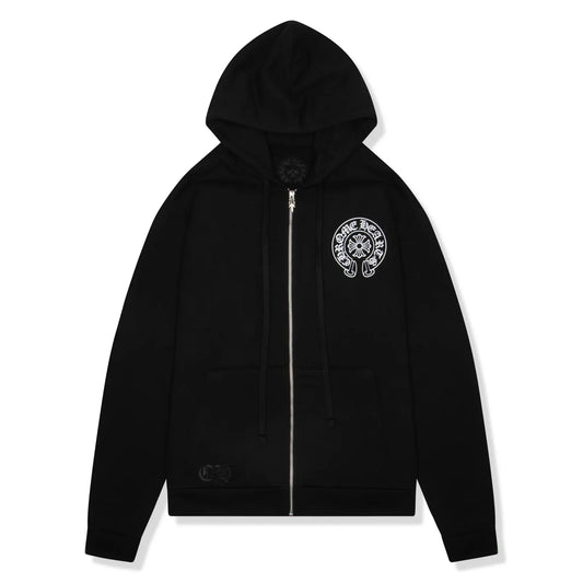 CHROME HEARTS MANCHESTER EXCLUSIVE LÓPATKÓS CIPZÁRAS FEKETE KAPUCNIS PULÓVER