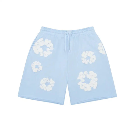 DENIM TEARS THE COTTON WREATH SHORTS - BABAKÉK