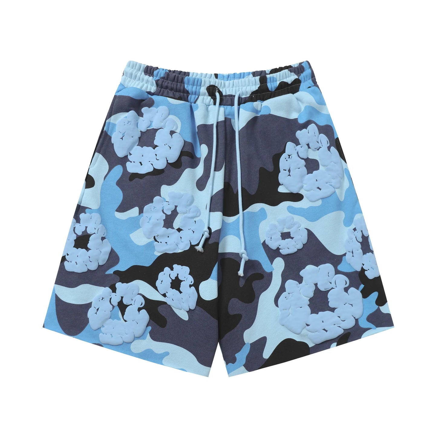 DENIM TEARS THE COTTON WREATH SHORTS - KÁMÓKÉK