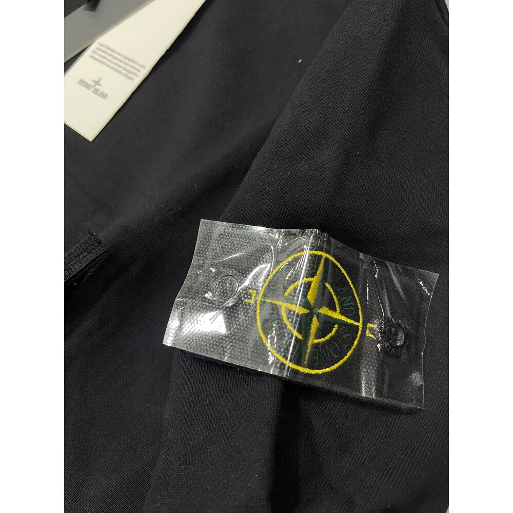 STONE ISLAND HOODIE - BLACK